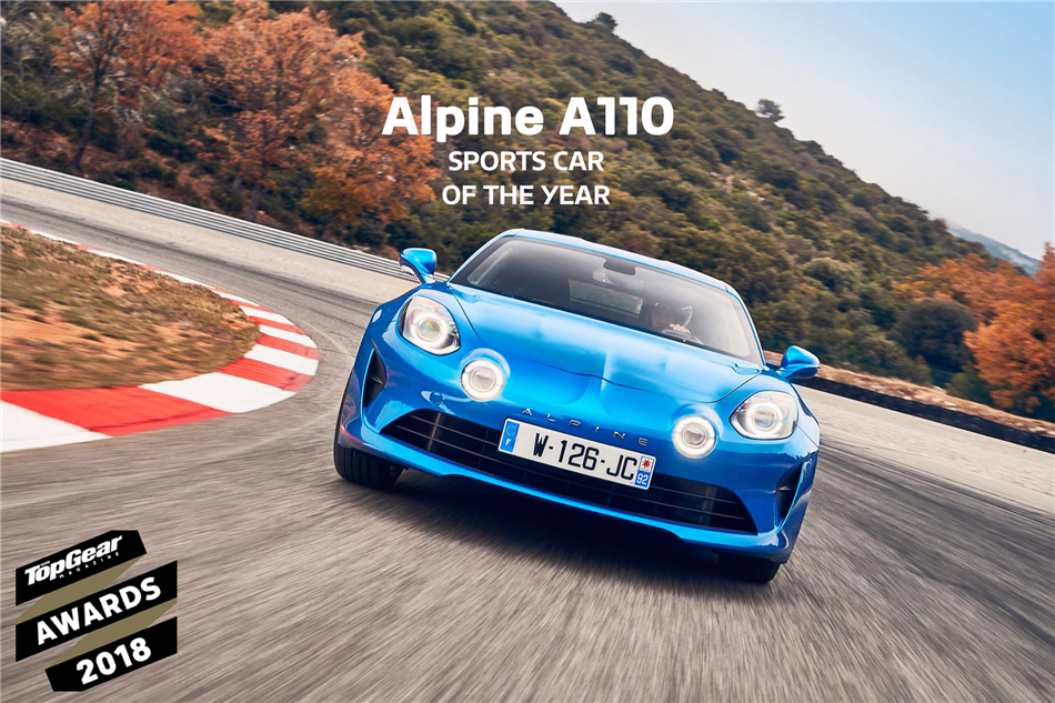 Alpine A110 Sportowym Samochodem Roku
